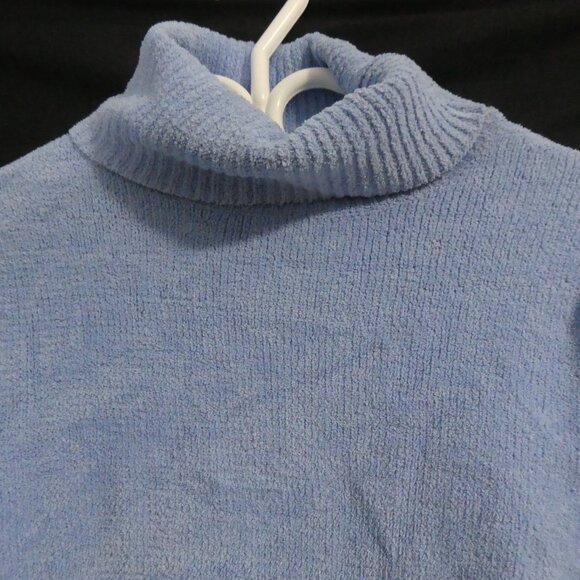 PENMANS | medium | Light Blue Chenille Turtleneck Sweater - Picture 4 of 14